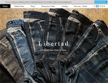 Tablet Screenshot of libertad-japan.com